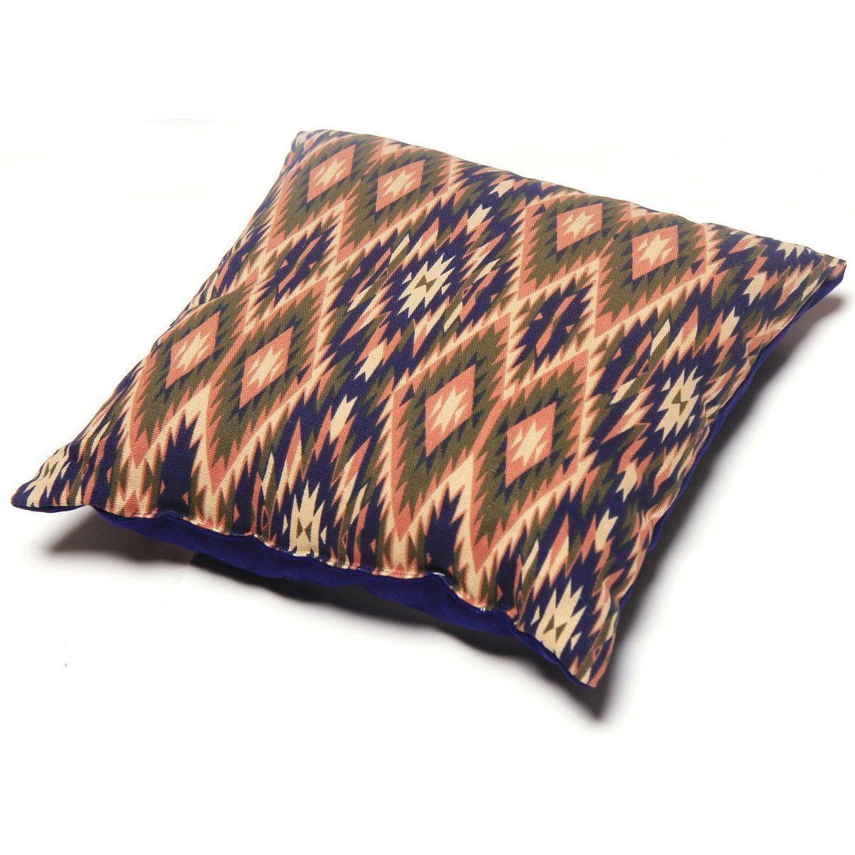 Touchdog 70s Vintage-Tribal 2-in-1 Collapsible Squared Dog and Cat Bed