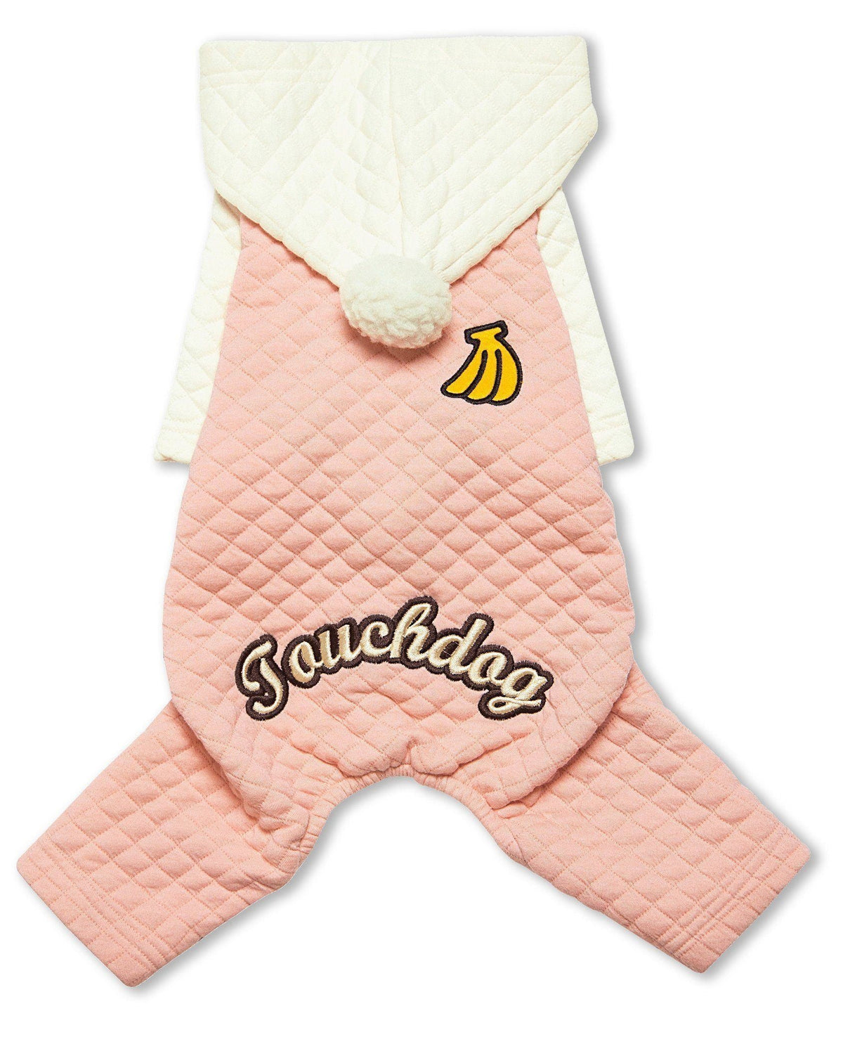 Touchdog Designer Quilted Full-Body Hooded Dog Sweater