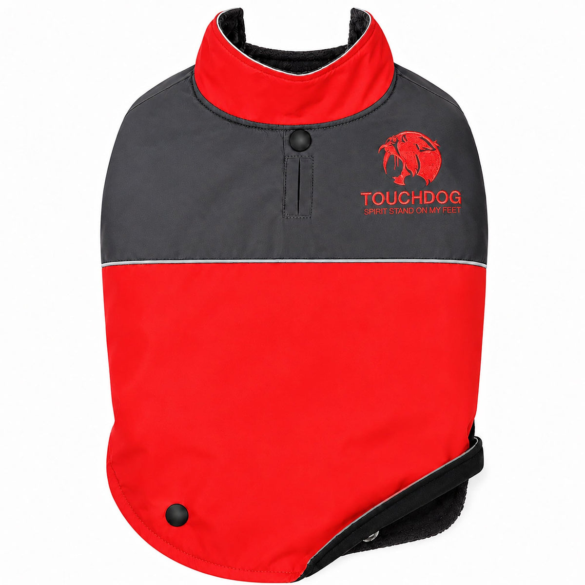 Touchdog Lightening-Shield 2-in-1 Dual-Removable-Layered Waterproof Dog Jacket | HT Animal Supply