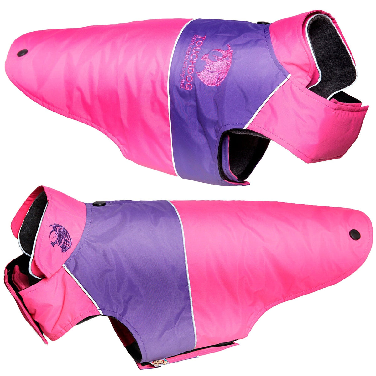 Touchdog Lightening-Shield 2-in-1 Dual-Removable-Layered Waterproof Dog Jacket | HT Animal Supply