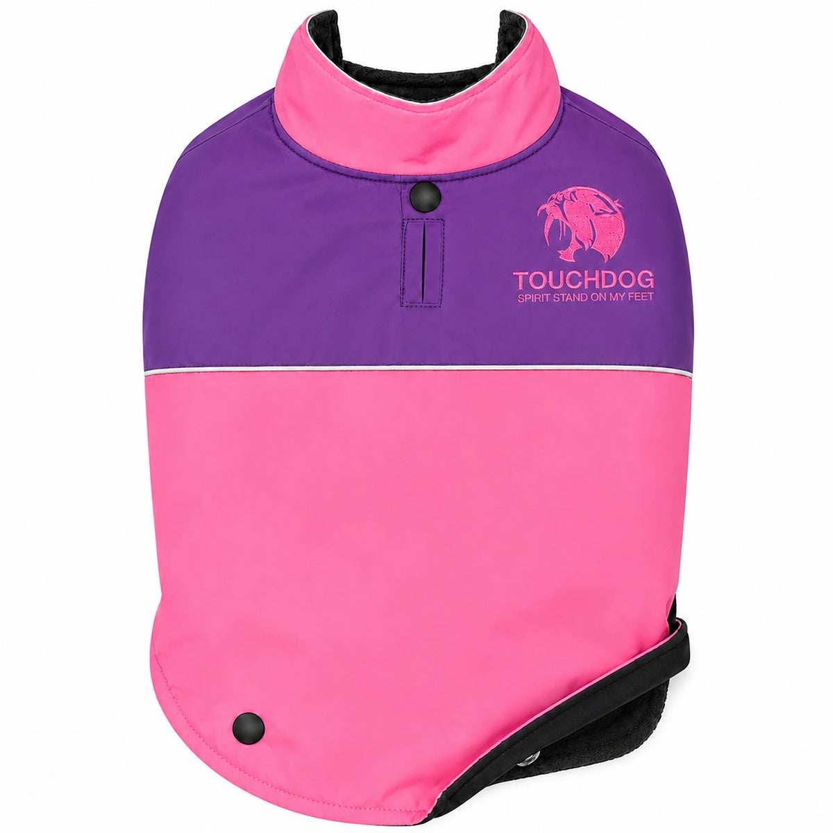 Touchdog Lightening-Shield 2-in-1 Dual-Removable-Layered Waterproof Dog Jacket | HT Animal Supply