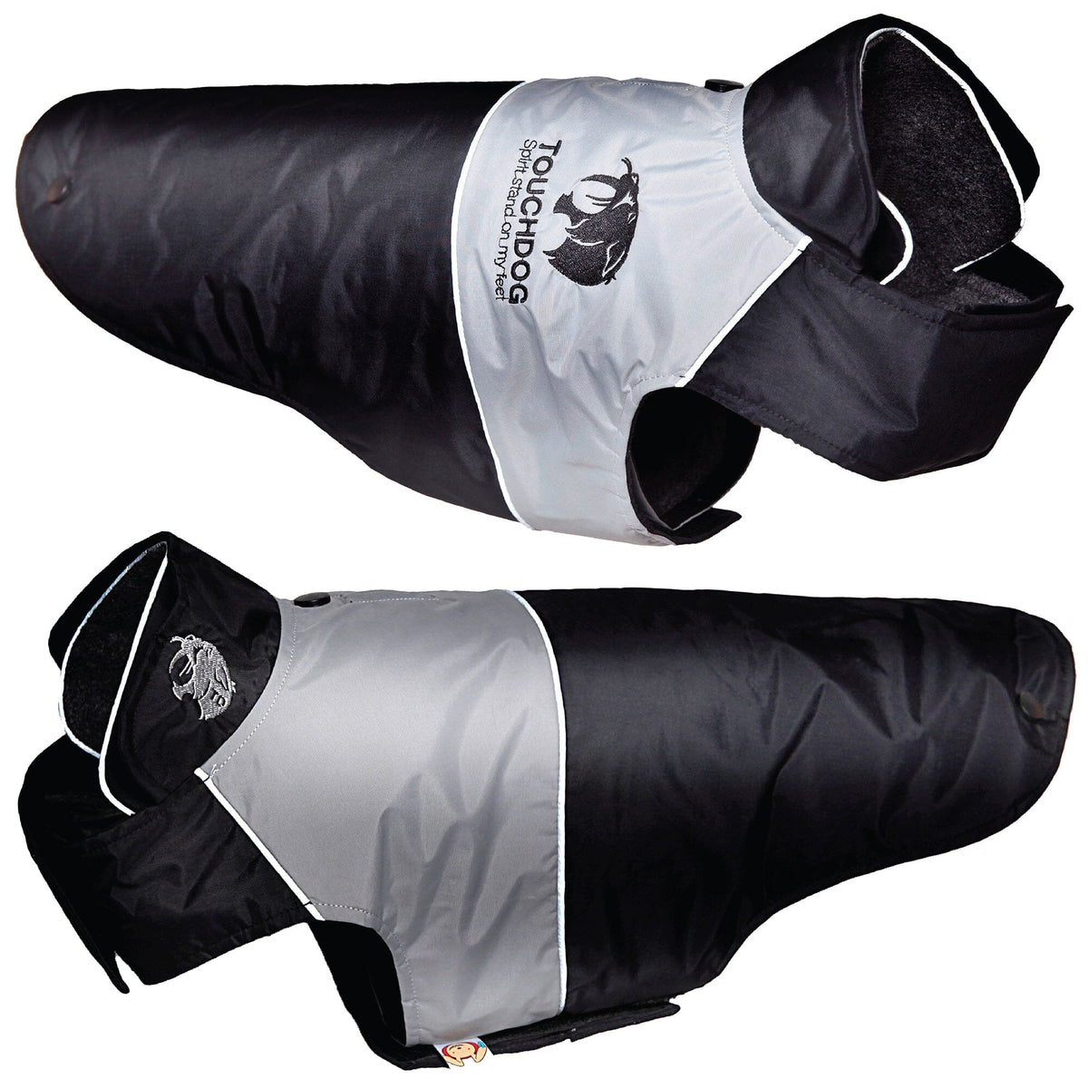 Touchdog Lightening-Shield 2-in-1 Dual-Removable-Layered Waterproof Dog Jacket | HT Animal Supply