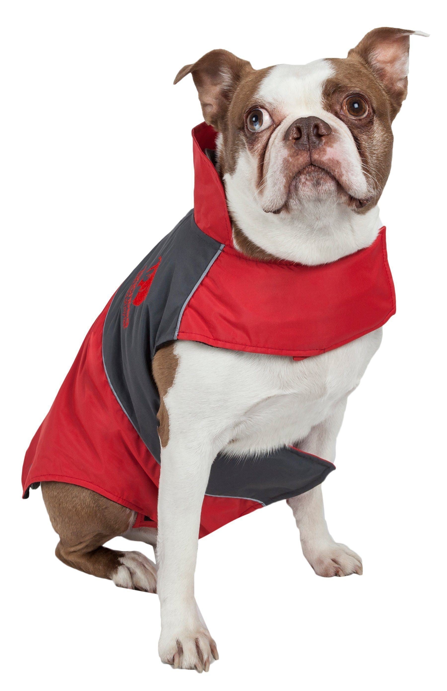 Touchdog Lightening-Shield 2-in-1 Dual-Removable-Layered Waterproof Dog Jacket