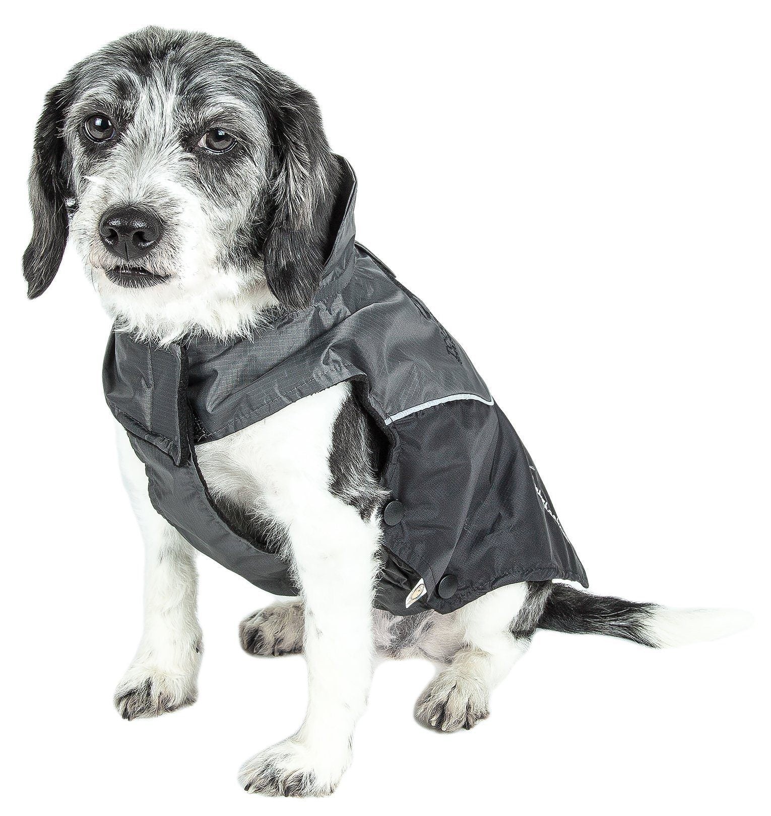 Touchdog Lightening-Shield 2-in-1 Dual-Removable-Layered Waterproof Dog Jacket