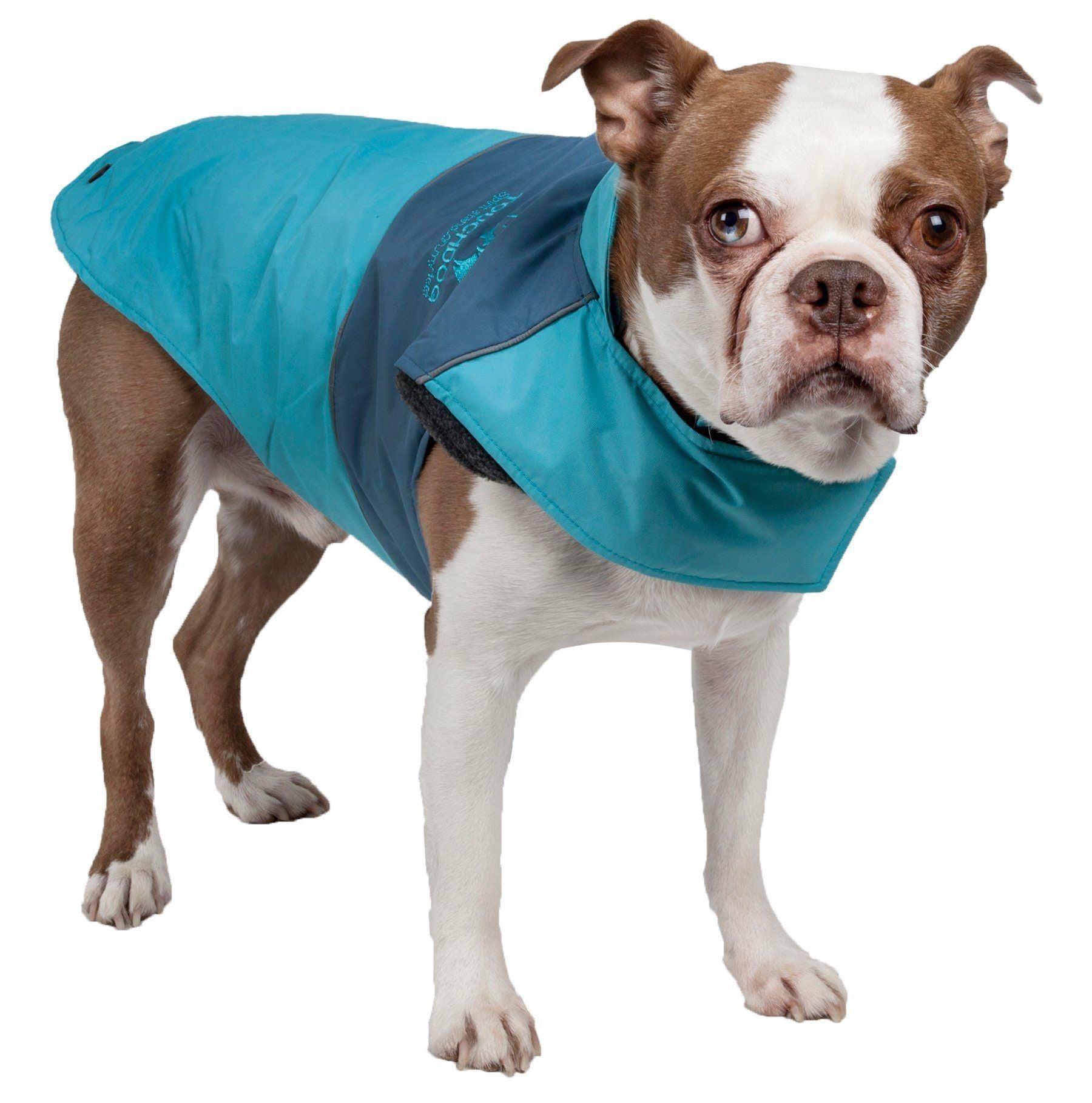 Touchdog Lightening-Shield 2-in-1 Dual-Removable-Layered Waterproof Dog Jacket
