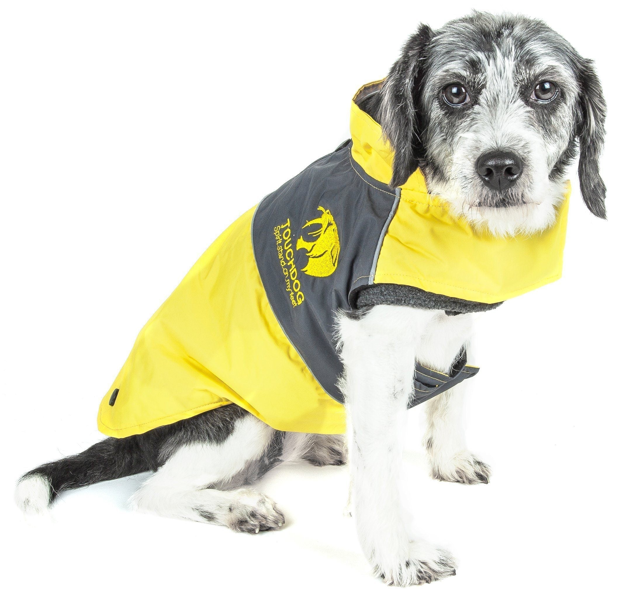 Touchdog Lightening-Shield 2-in-1 Dual-Removable-Layered Waterproof Dog Jacket