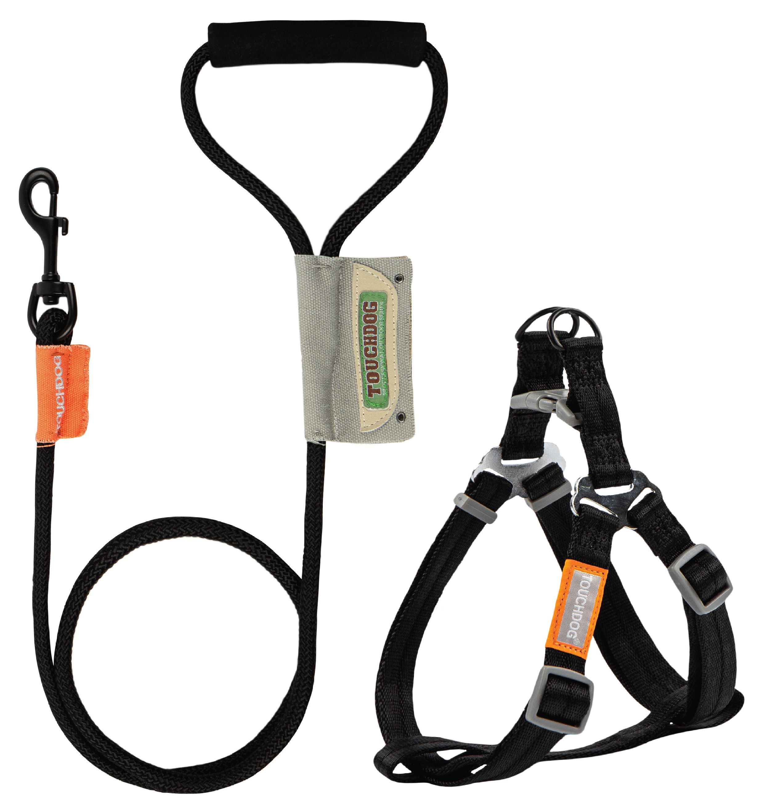Touchdog ® Macaron 2-in-1 Durable Nylon Dog Harness and Leash