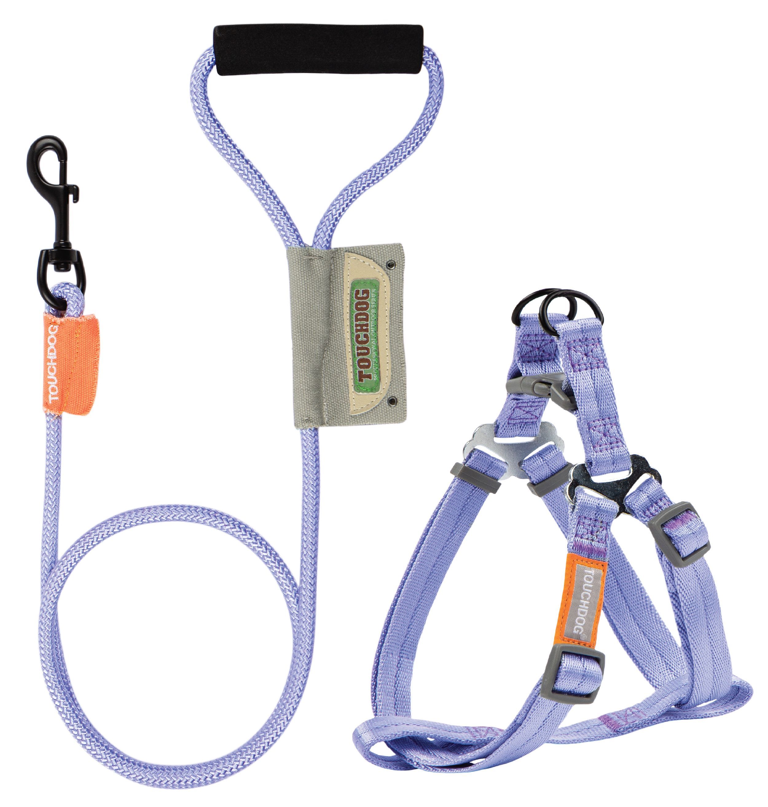 Touchdog Macaron 2-in-1 Durable Nylon Dog Harness and Leash