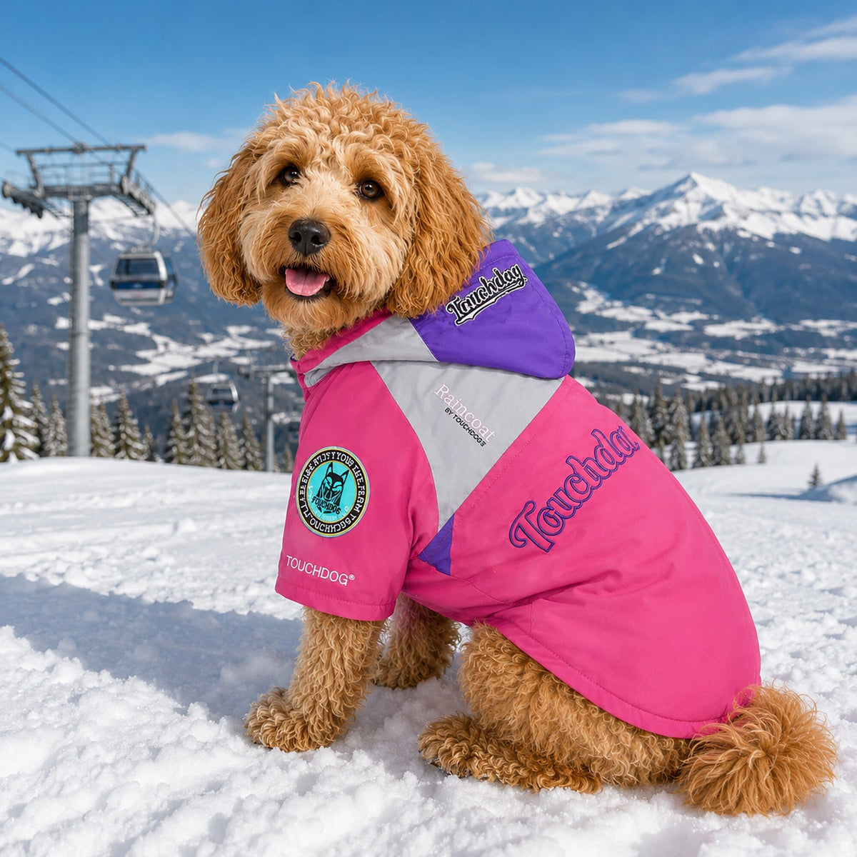 Touchdog Mount Pinnacle Insulated Performance Retro Ski Dog Jacket | HT Animal Supply