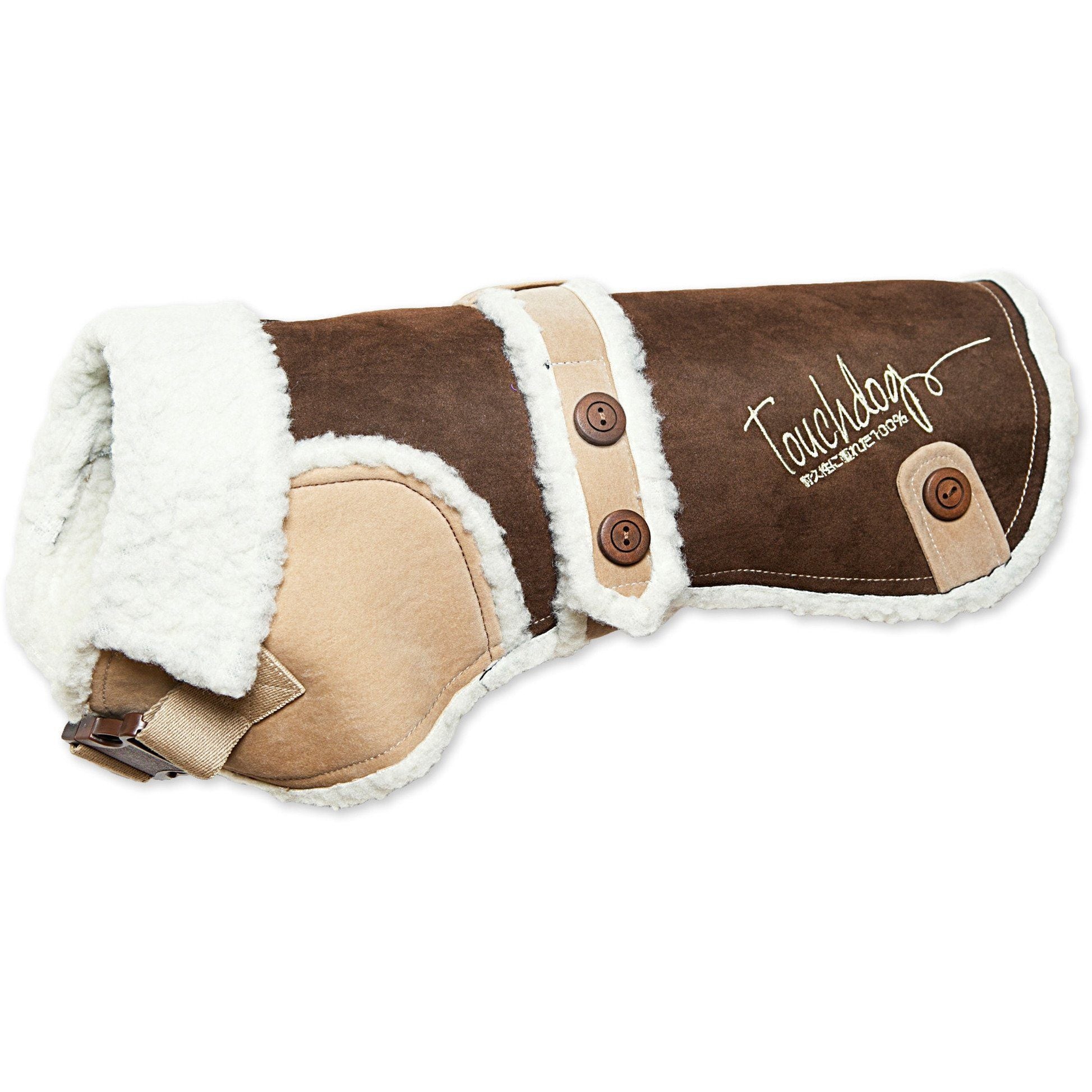 Touchdog Original Sherpa-Bark Designer Fashion Dog Coat