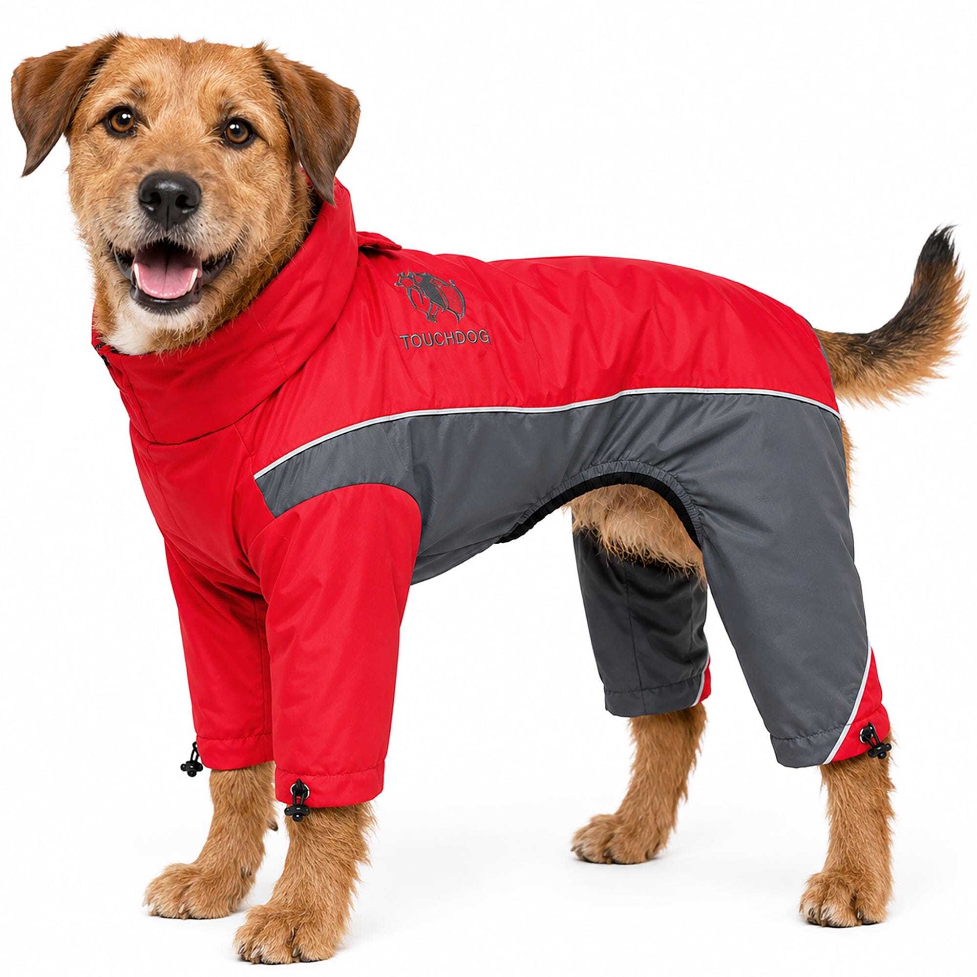 Touchdog Quantum-Ice Adjustable and Reflective Full-Body Winter Dog Jacket | HT Animal Supply