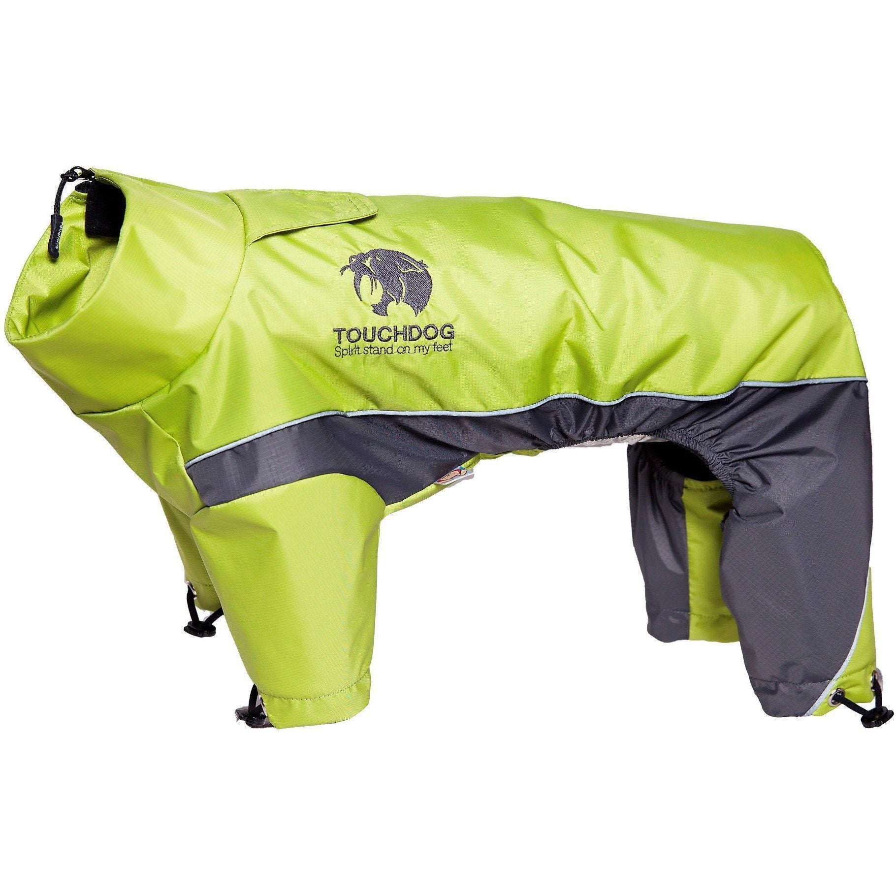 Touchdog Quantum-Ice Adjustable and Reflective Full-Body Winter Dog Jacket