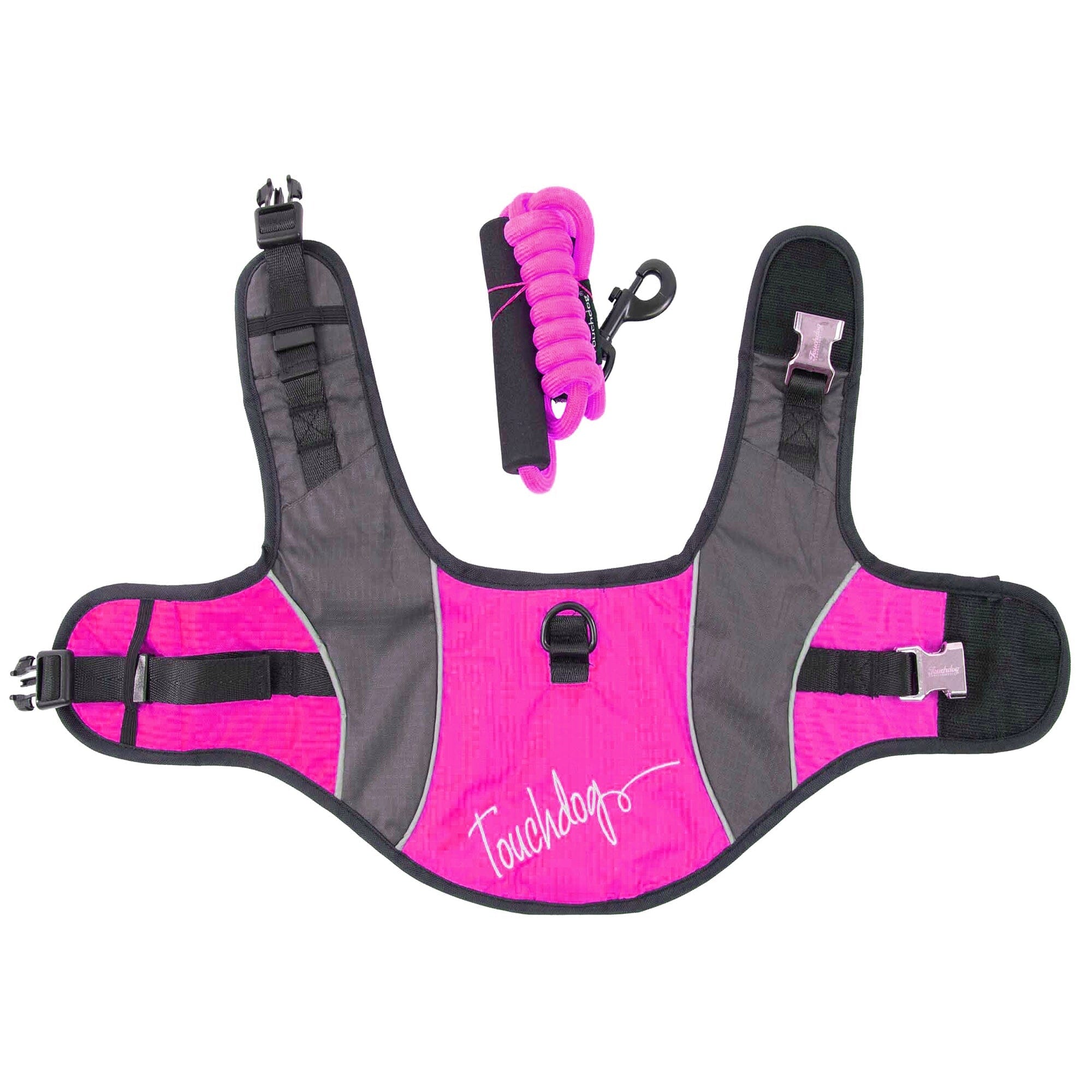 Touchdog Reflective-Max 2-in-1 Performance Dog Harness and Leash | HT Animal Supply