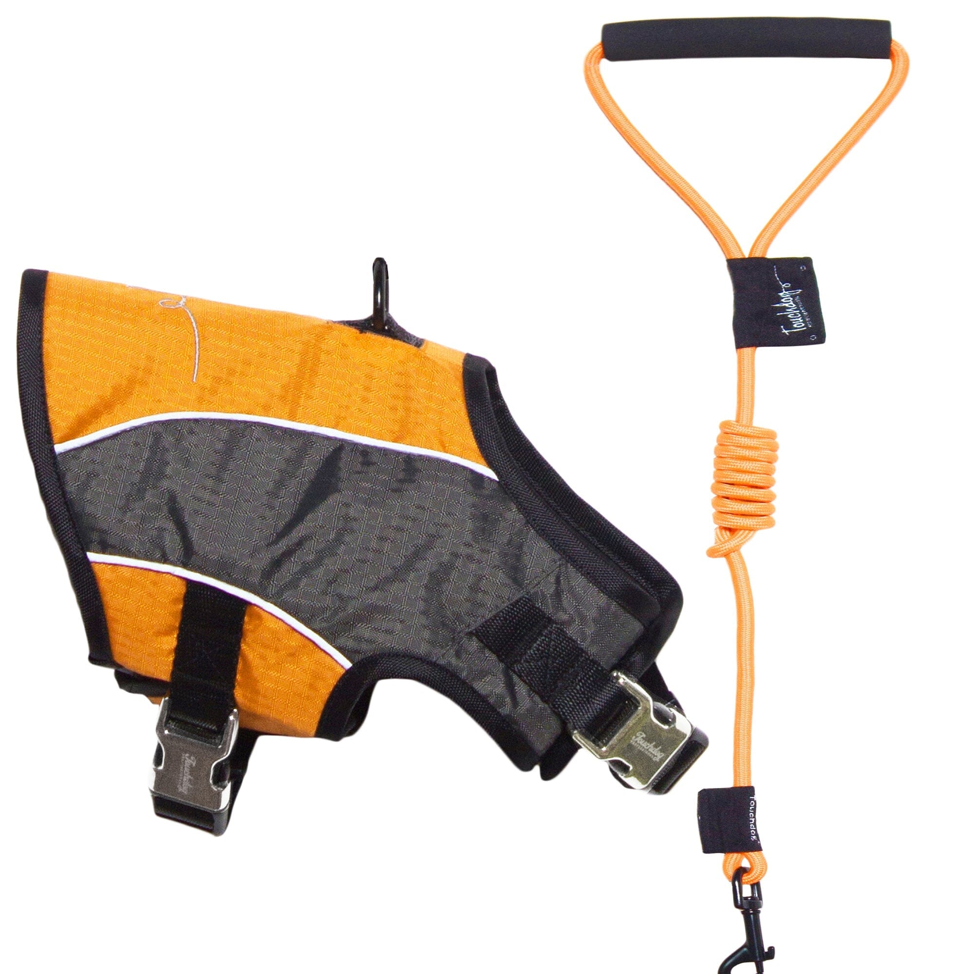 Touchdog Reflective-Max 2-in-1 Performance Dog Harness and Leash | HT Animal Supply