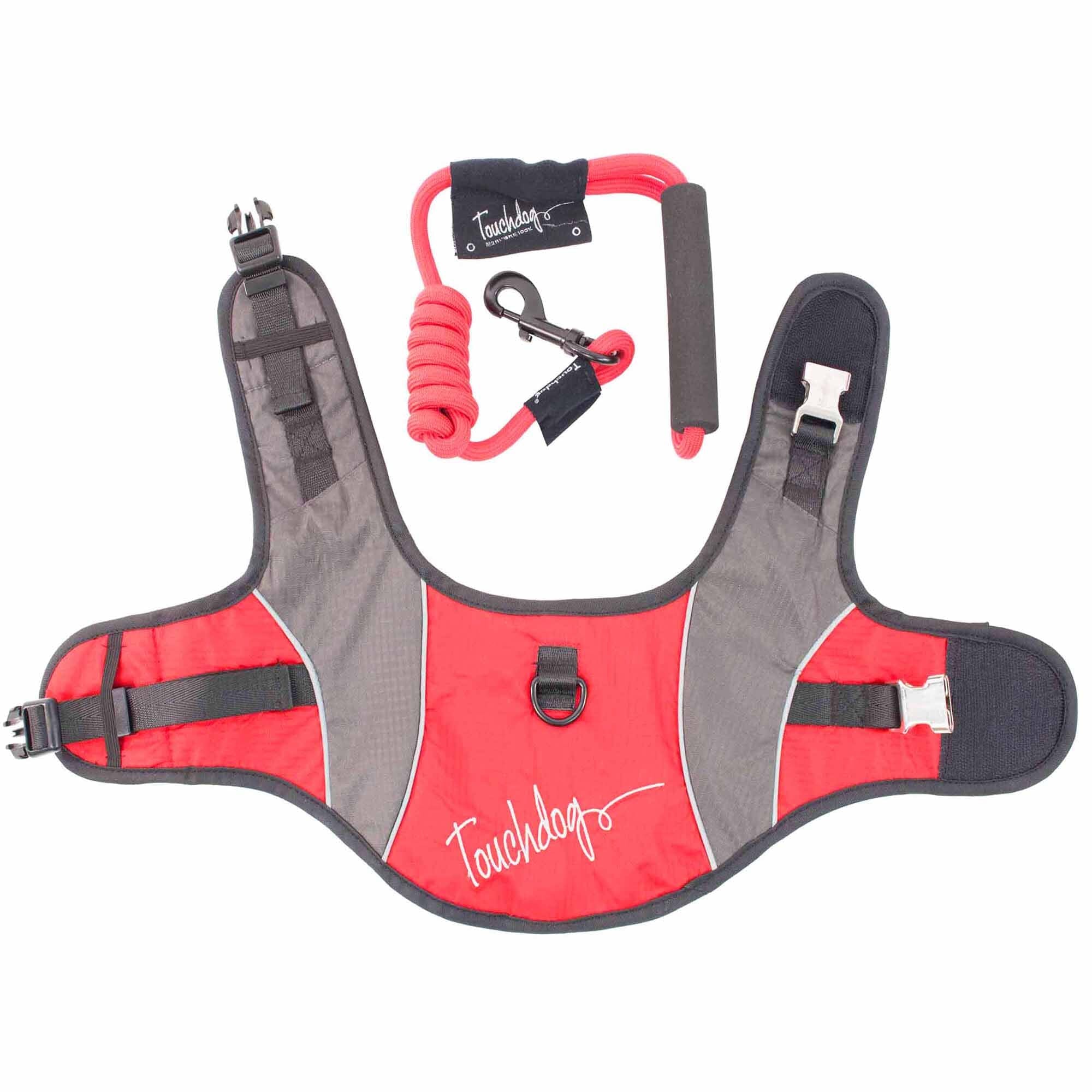 Touchdog Reflective-Max 2-in-1 Performance Dog Harness and Leash | HT Animal Supply