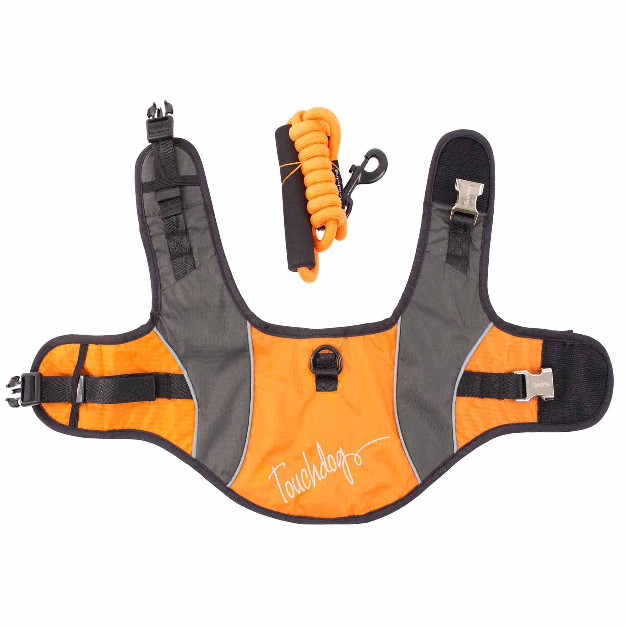 Touchdog Reflective-Max 2-in-1 Performance Dog Harness and Leash | HT Animal Supply
