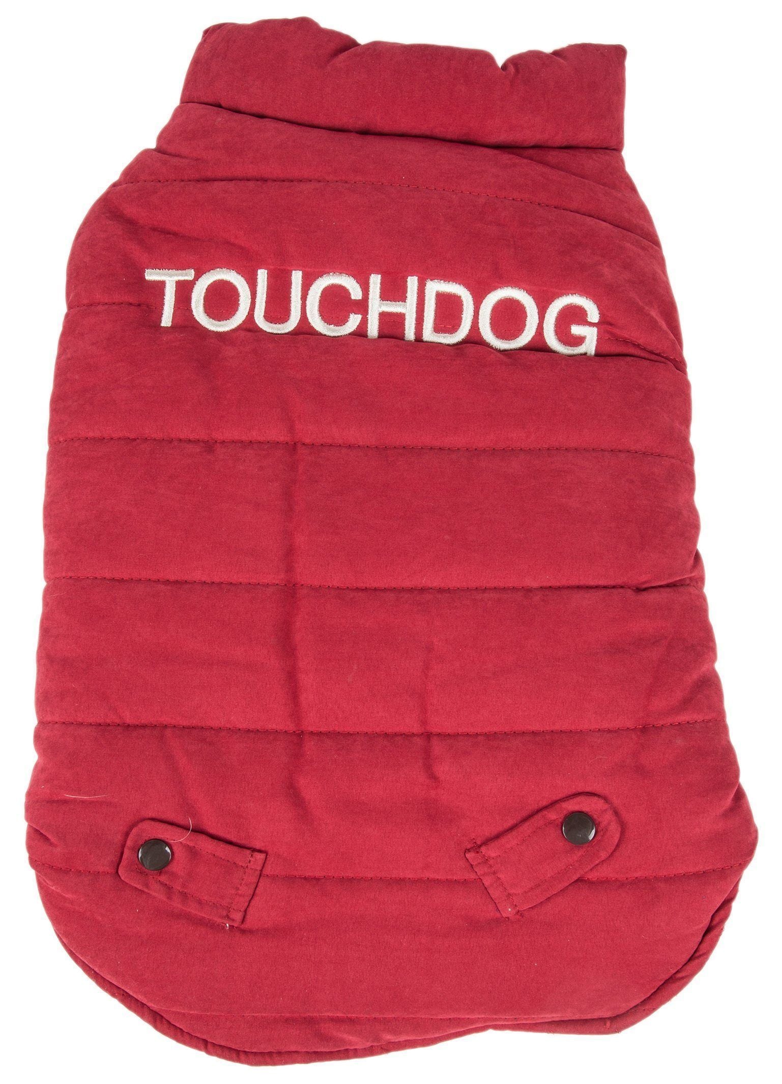 Touchdog Waggin Swag Ultra-Plush Insulated and Reversible Dog Coat