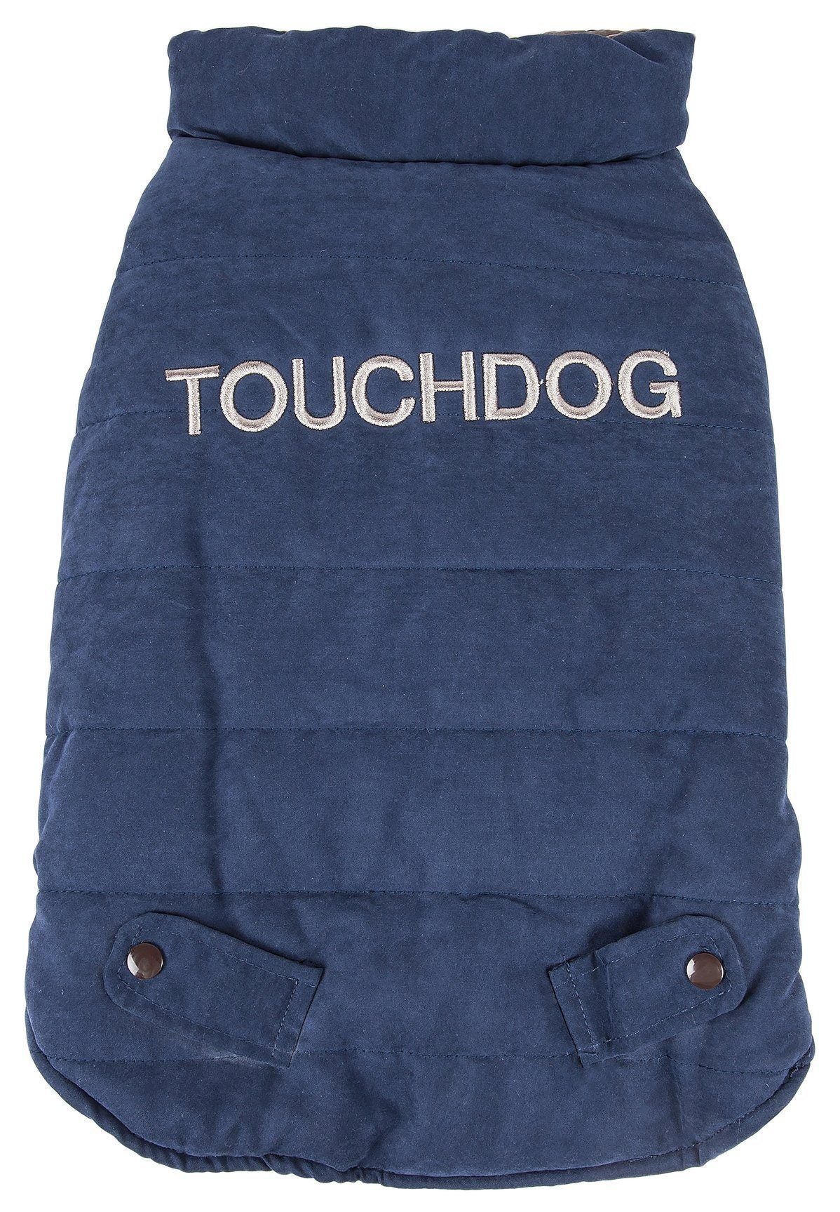 Touchdog Waggin Swag Ultra-Plush Insulated and Reversible Dog Coat