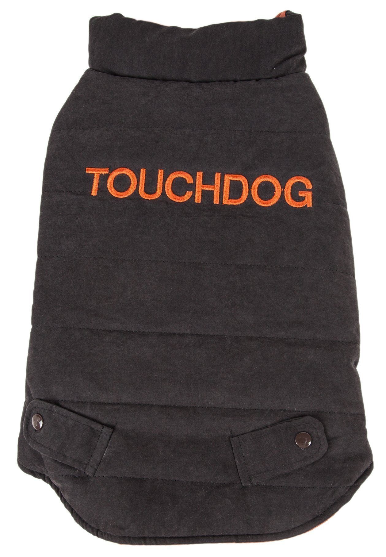 Touchdog Waggin Swag Ultra-Plush Insulated and Reversible Dog Coat