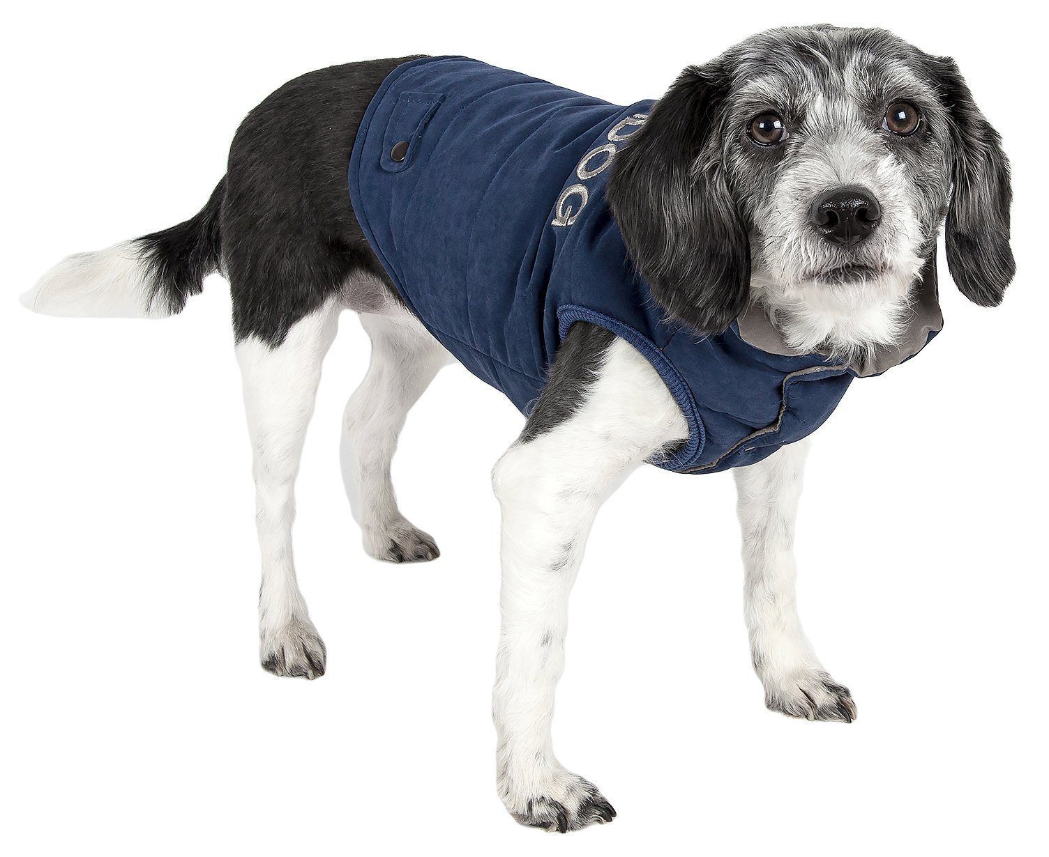 Touchdog Waggin Swag Ultra-Plush Insulated and Reversible Dog Coat