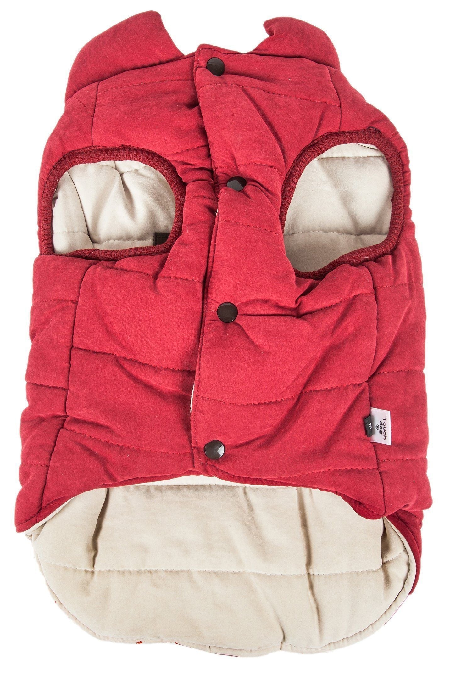 Touchdog Waggin Swag Ultra-Plush Insulated and Reversible Dog Coat