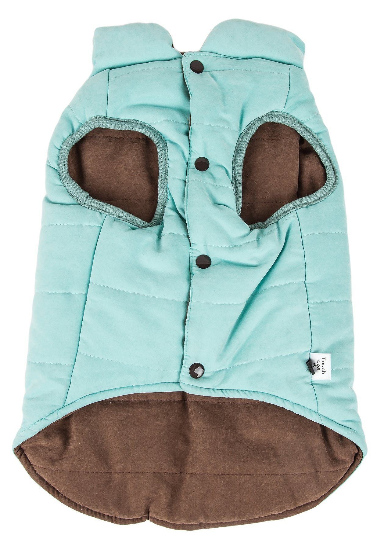 Touchdog Waggin Swag Ultra-Plush Insulated and Reversible Dog Coat