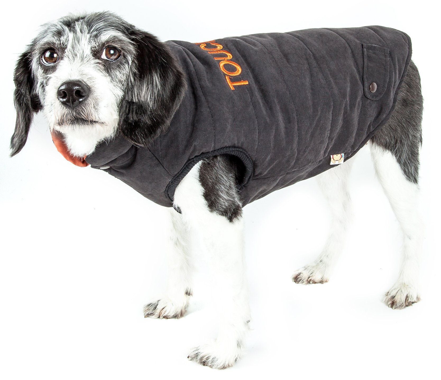 Touchdog Waggin Swag Ultra-Plush Insulated and Reversible Dog Coat