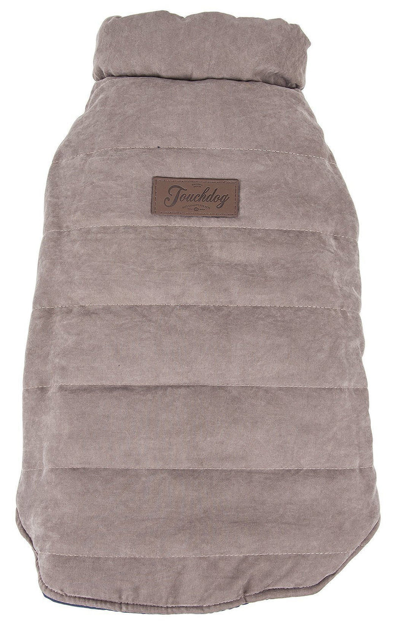 Touchdog Waggin Swag Ultra-Plush Insulated and Reversible Dog Coat