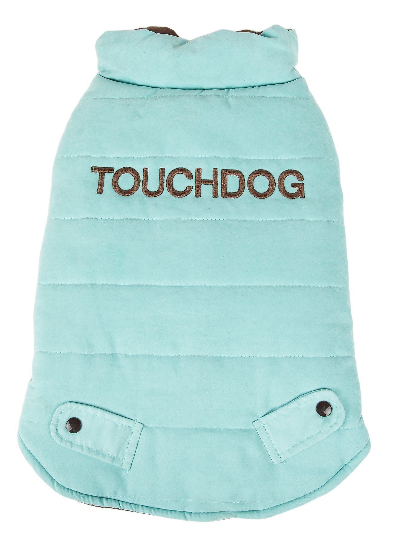 Touchdog Waggin Swag Ultra-Plush Insulated and Reversible Dog Coat