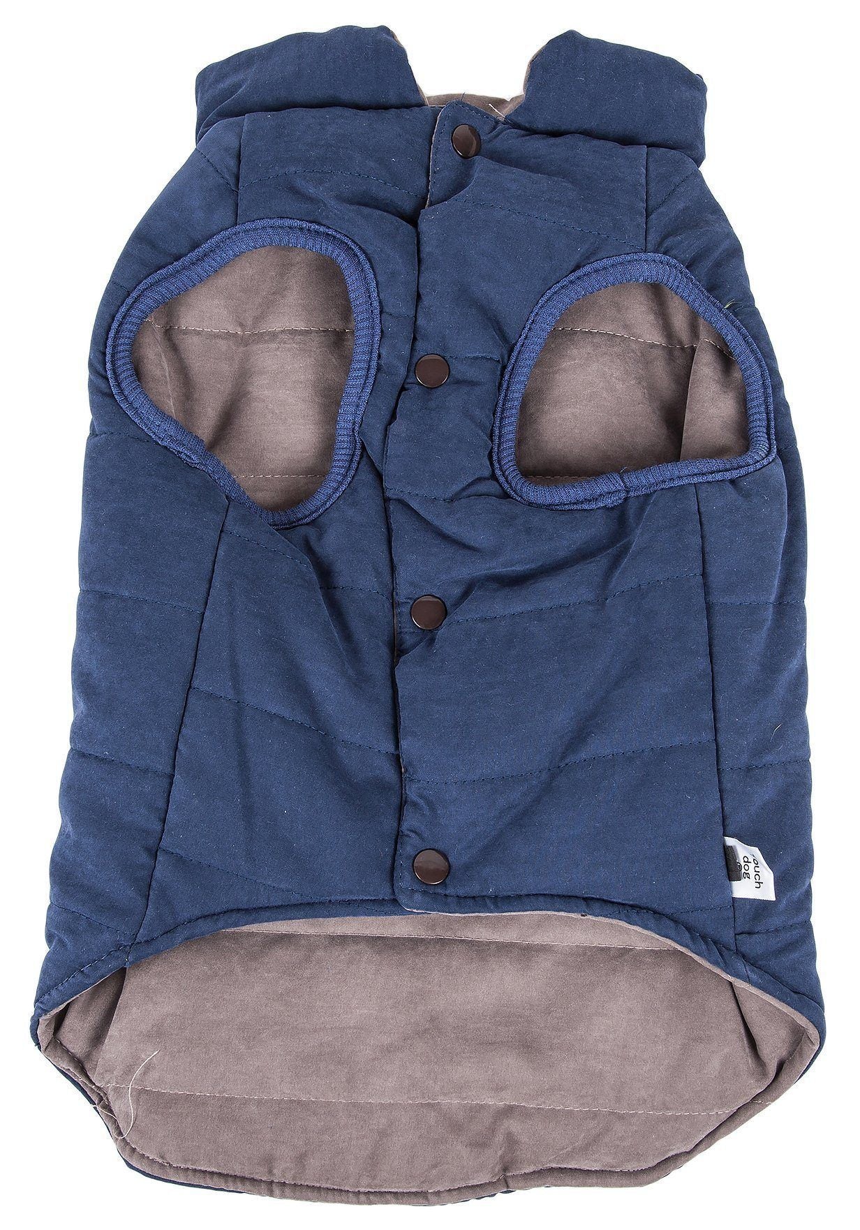 Touchdog Waggin Swag Ultra-Plush Insulated and Reversible Dog Coat