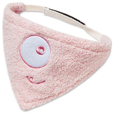 Touchdog Dizzy-Eyed Cyclops Cotton Hook-and-Loop Dog Bandana and Scarf