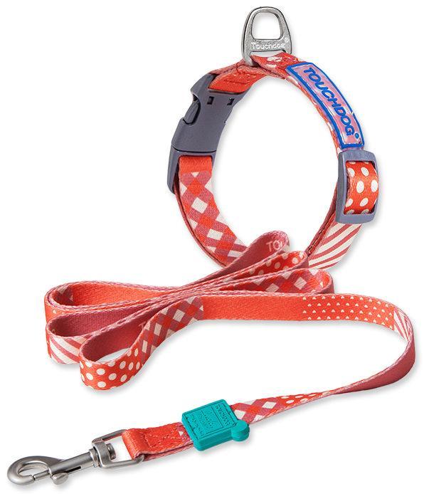 Touchdog Trendzy 2-in-1 Matching Fashion Designer Printed Dog Leash and Collar