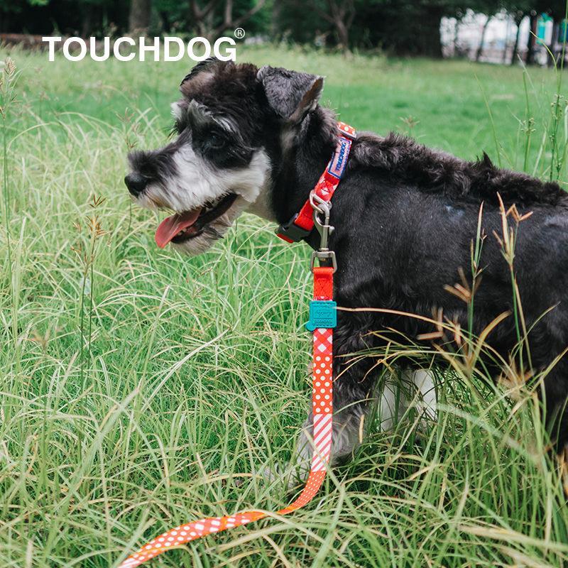 Touchdog Trendzy 2-in-1 Matching Fashion Designer Printed Dog Leash and Collar
