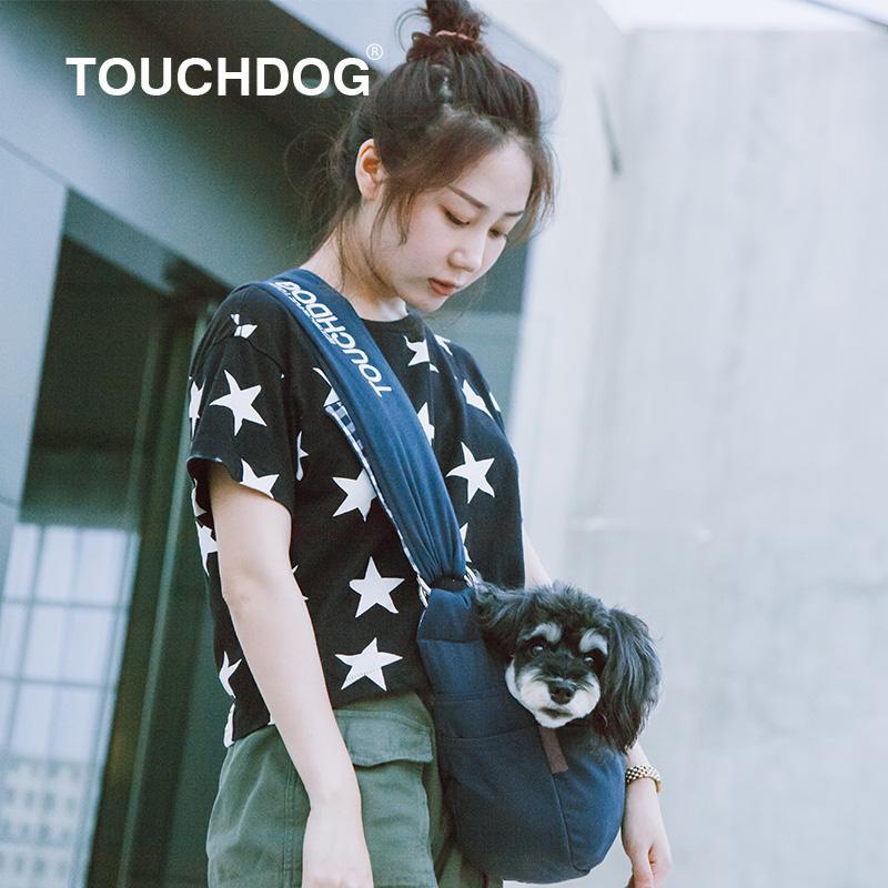 Touchdog Toga Bark Over-The-Shoulder Hands-Free Pet Carrier