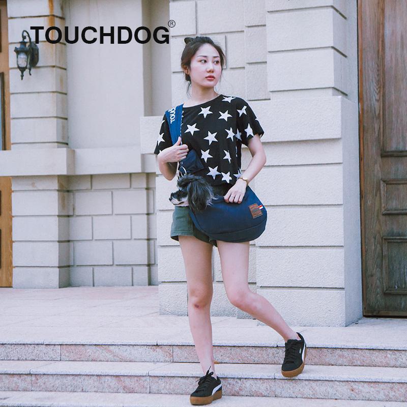 Touchdog Toga Bark Over-The-Shoulder Hands-Free Pet Carrier