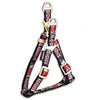 Touchdog Tough Stitched Durable Embroidered Leash and Harness - Black