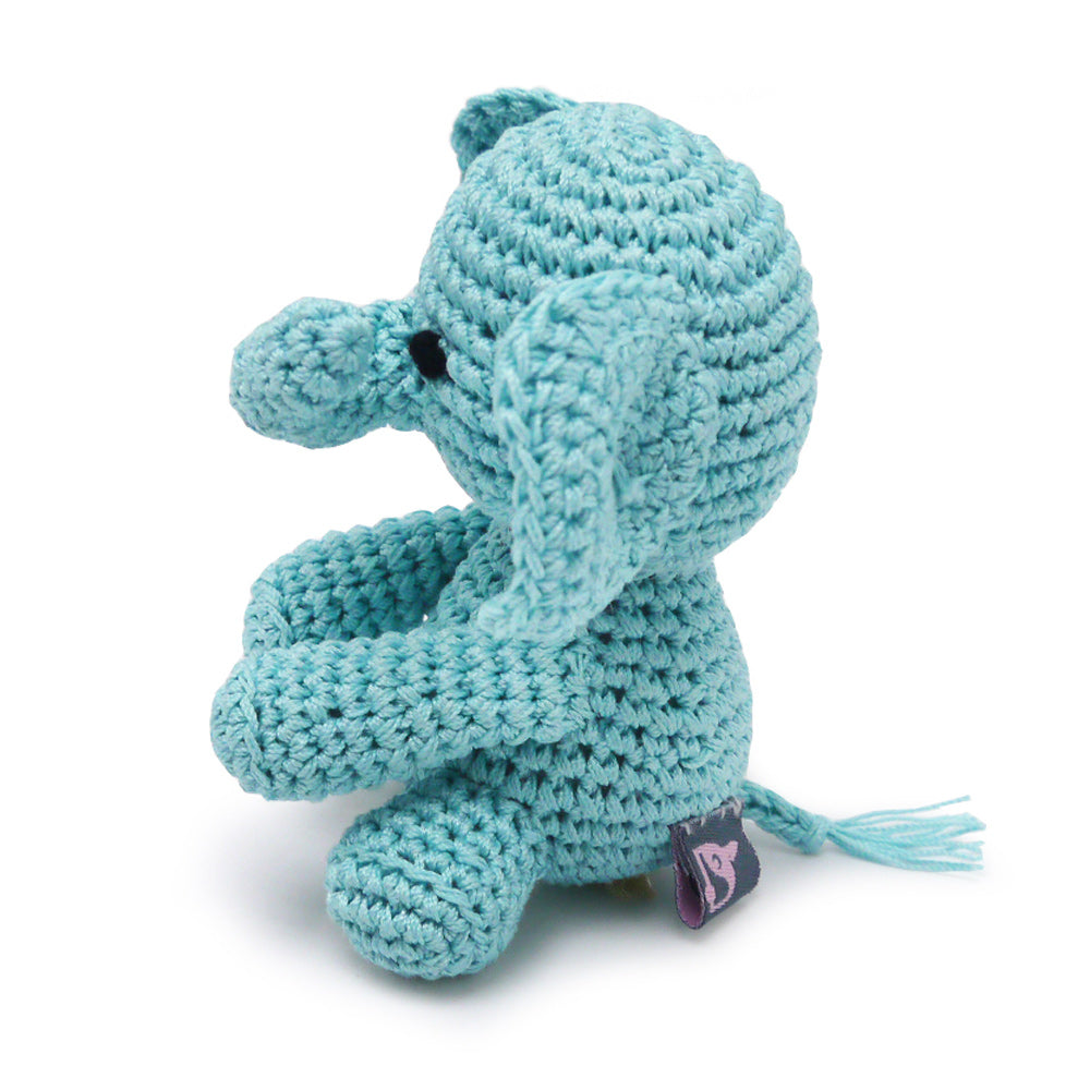 DOGO Elephant Doll Crochet Dog Toy