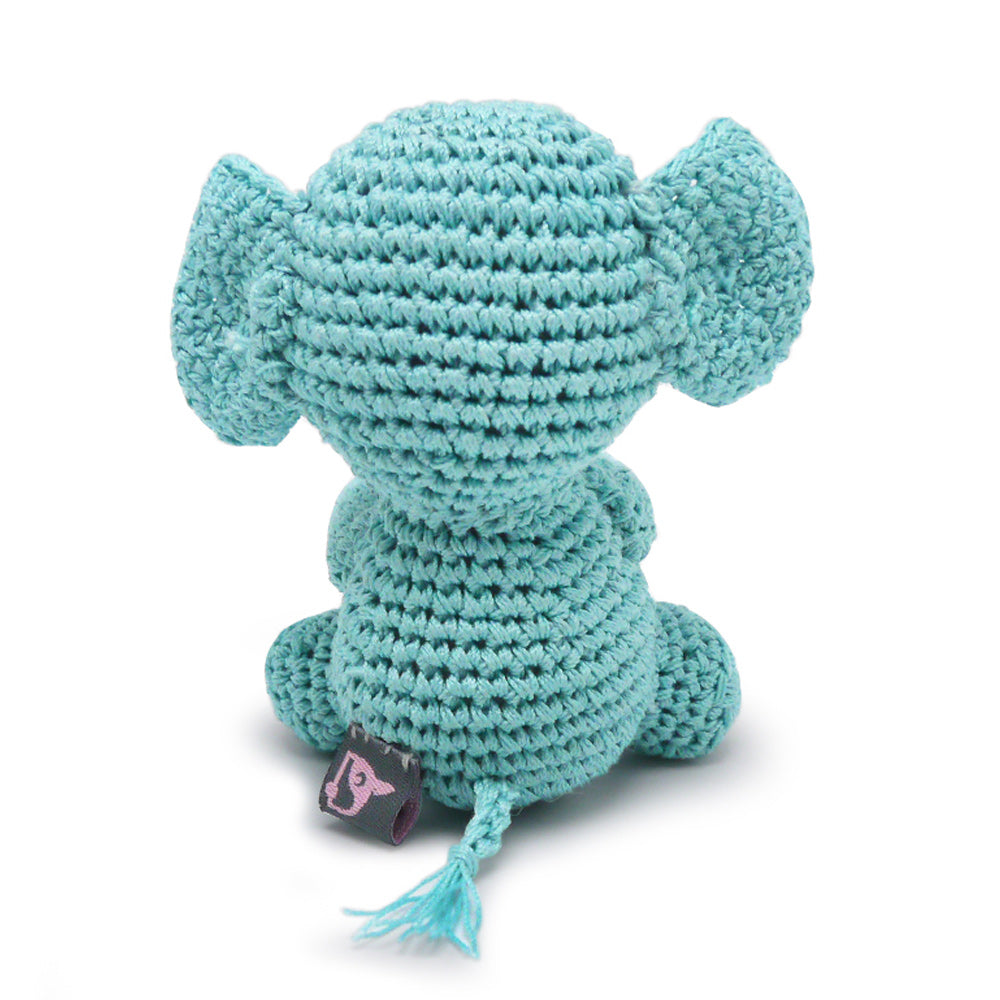 DOGO Elephant Doll Crochet Dog Toy