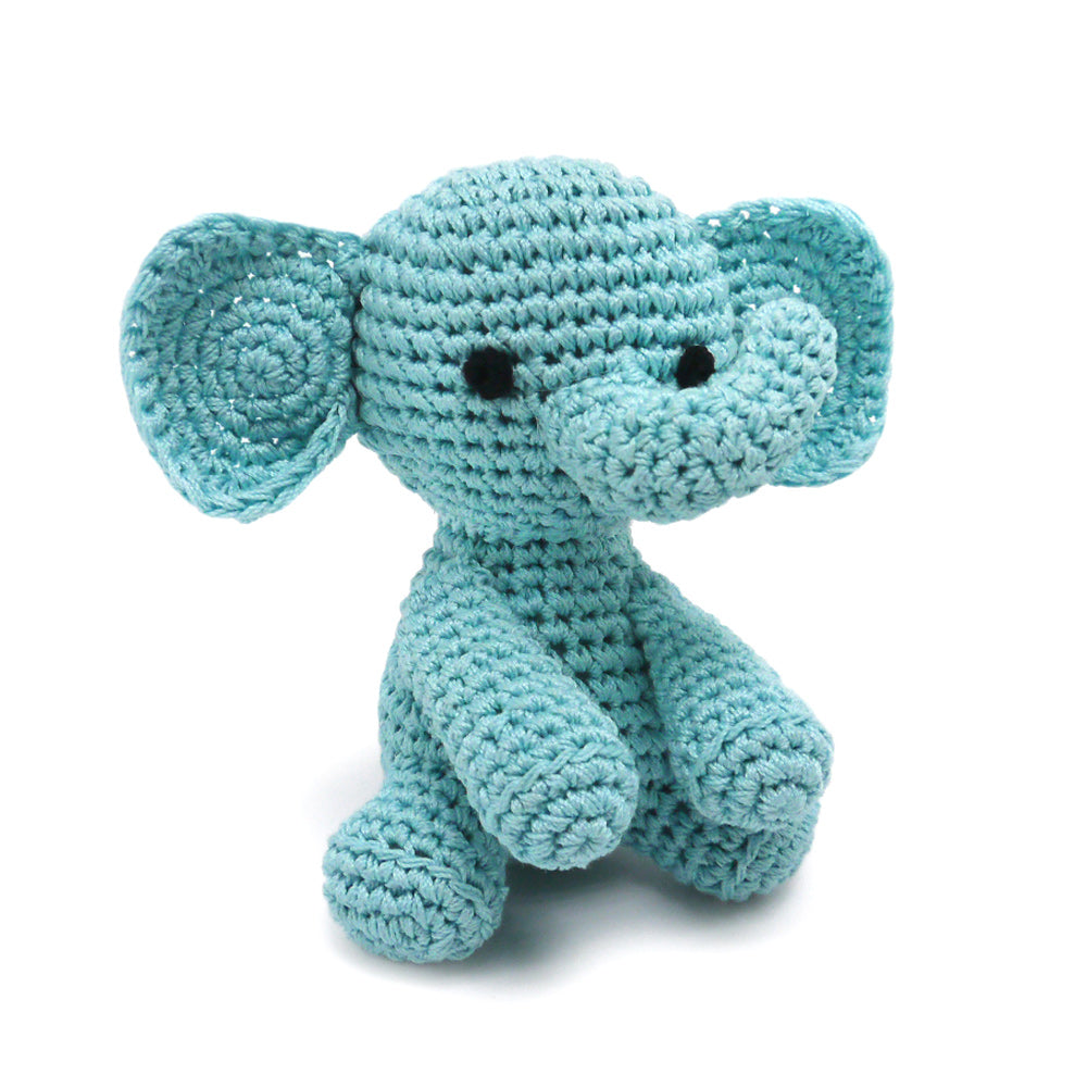DOGO Elephant Doll Crochet Dog Toy