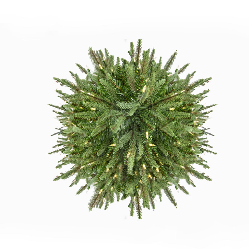 Kurt Adler 7.5-Foot 600 Warm White LED Grand Fir Medium Tree