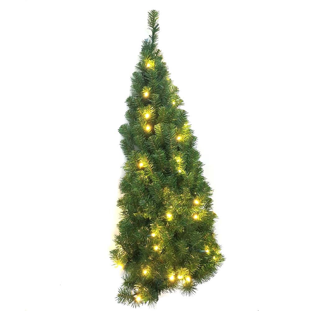 Kurt Adler 4-Foot Pre-Lit Norway Pine LED Wall Tree