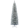 Kurt Adler 7-Foot Led Silver Tinsel Slim Winchester Tree