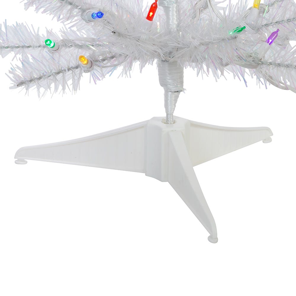 Kurt Adler 2-Foot Pre-Lit Multicolored LED Glisten Pine Tree