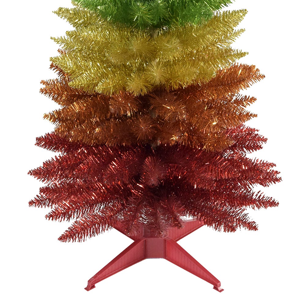 Kurt Adler 4-Foot Foil Rainbow Tree