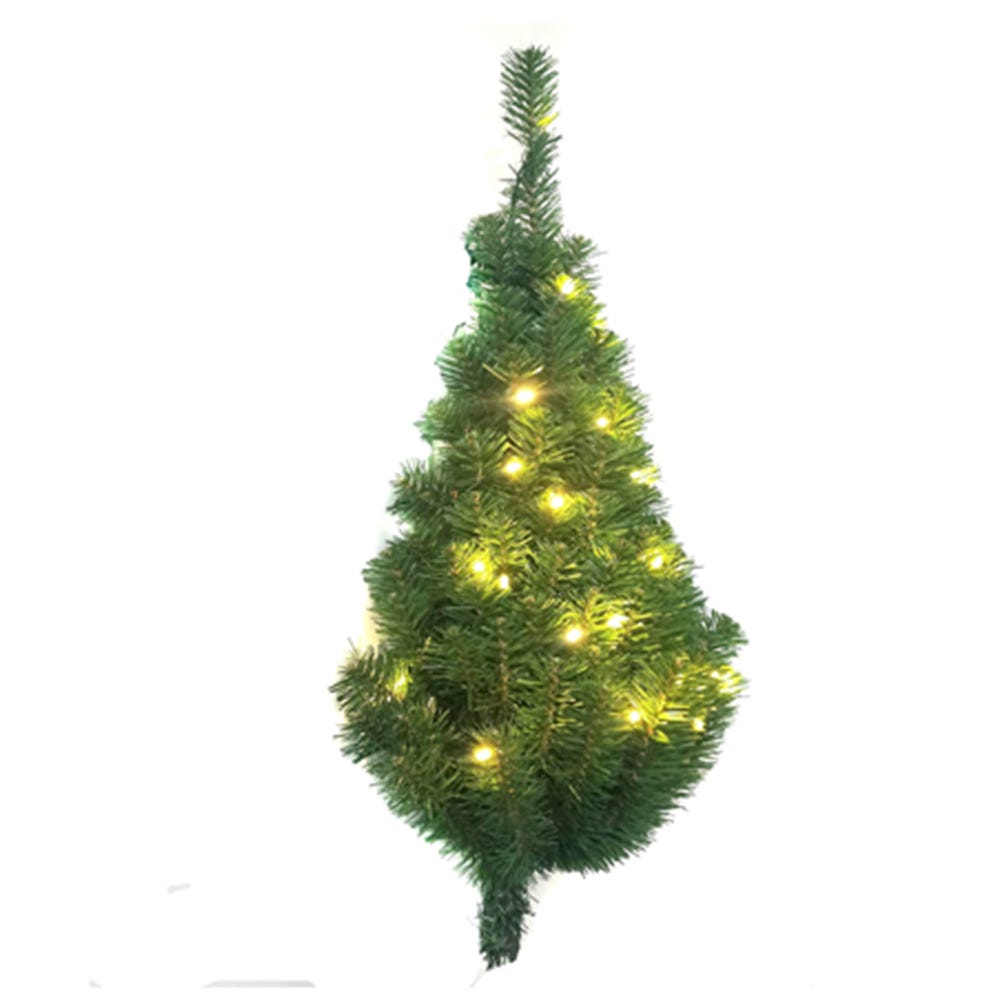 Kurt Adler 28-Inch Pre-Lit Norway Pine LED Wall Tree