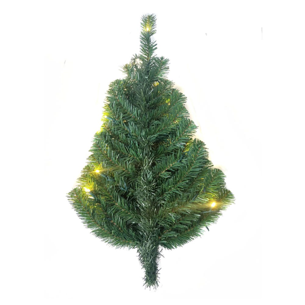 Kurt Adler 28-Inch Pre-Lit Norway Pine LED Wall Tree