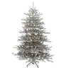 Kurt Adler 7-Foot Pre-Lit Warm White LED Vail Flocked Pine Tree
