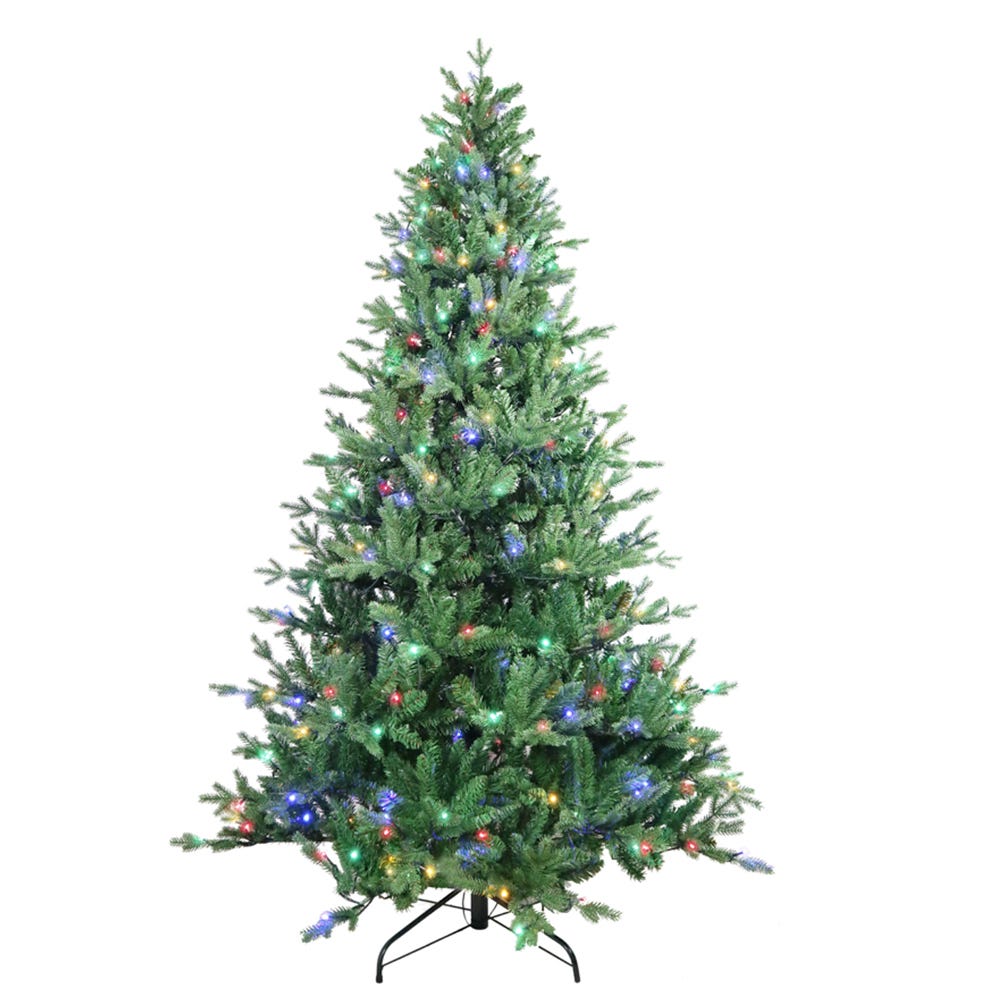 Kurt Adler 7-Foot Pre-Lit Multi-Color LED Jackson Pine Tree