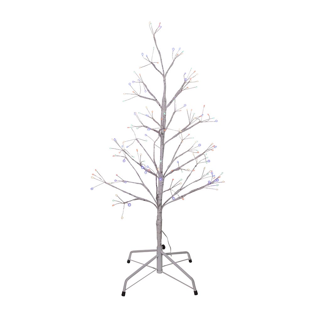 Kurt Adler 3-Foot White Birch Twig Tree with Multi-Color 8-Function Lights