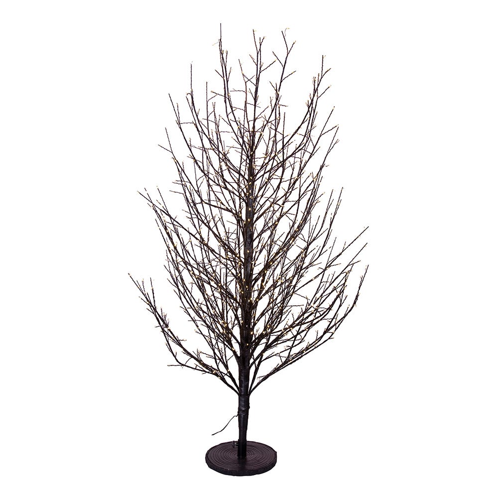 Kurt Adler 4-Foot Dark Brown Twig Tree with 1000 Warm white Cluster Lights